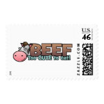 Beef: Too Cute To Eat stamps