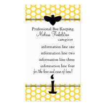 Beekeepers Card Business Card