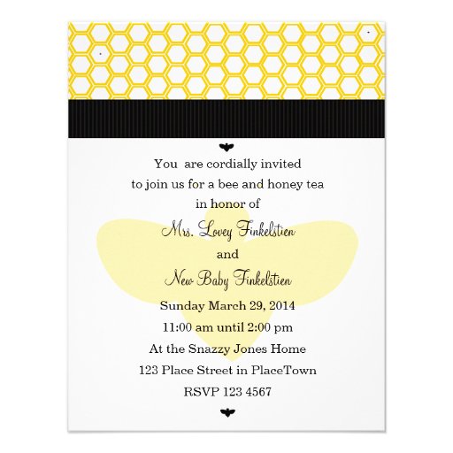 Beekeeper's Card Custom Invitations