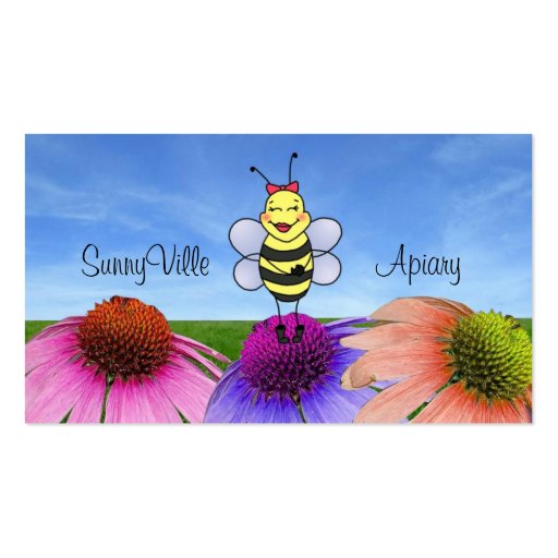 Beekeeping Business Cards (front side)