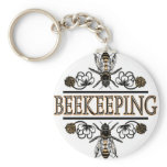 beekeeping with worker bees key chains