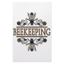 beekeeping with worker bees stationery