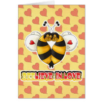 BEElieve in Love Bumble Bees cards