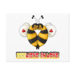 BEElieve in Love Bumble Bees Post Card