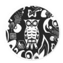 Beeline Owl Logo Sticker Black