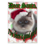 Been a Good Girl Greeting Card