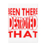Been There Destroyed That Postcard