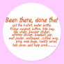 Been there, done that sticker