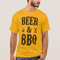 bbq, beer, funny, barbecue, cool, summer, grilling, holiday, bacon, bbq t-shirt, funny t-shirt, cooking, meat, gatherings, grilled, grill master, bbq king, t-shirt, T-shirt/trøje med brugerdefineret grafisk design