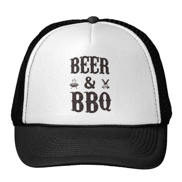Beer and BBQ Trucker Hat