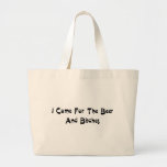 Beer and Bitches Canvas Bag