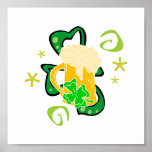 Beer and Irish Cheer Poster