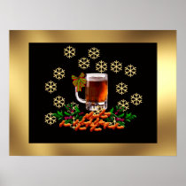 Beer and Peanuts Poster