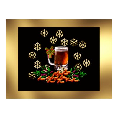 Beer and Peanuts Poster by Crazy_Card_Lady