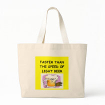 BEER and physics joke Tote Bag
