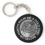 Beer Bachelor Party Tshirts and Gifts Keychain