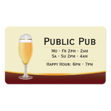 Beer Bar and Pub Business Card