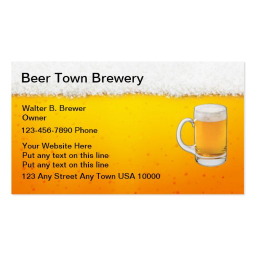 Beer Bar Business Cards