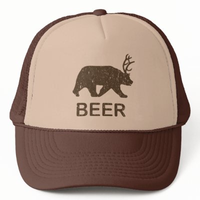 Beer Bear Deer Hats by colorhouse