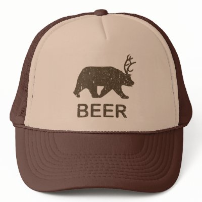 Beer Bear Deer Hats