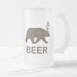 beer, bear, deer, homebrew, homebrewing, drinking, keg, party, funny, comedy, t-shirt, shirt, vintage, distressed, animal, alcohol, humor, fun, entertainment
