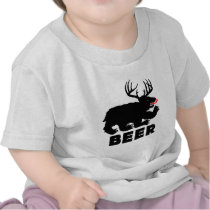 Beer -- Bear + Deer Tshirts