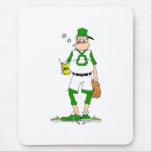 Beer Belly Ball Player Mousepad