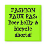 Beer Belly Refrigerator Magnet