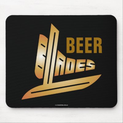 Beer Blades Mousepad by hockeyblades