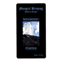 Beer Bottle Label