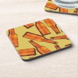 Beer bottles coaster cork coasters