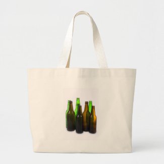 beer bottles tote bag