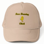 Beer Brewing Chick Mesh Hat