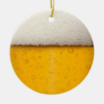 Beer Bubbles Close-Up Christmas Tree Ornaments