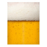 Beer Bubbles Close-Up postcards