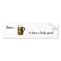Beer Bumper Sticker bumper stickers