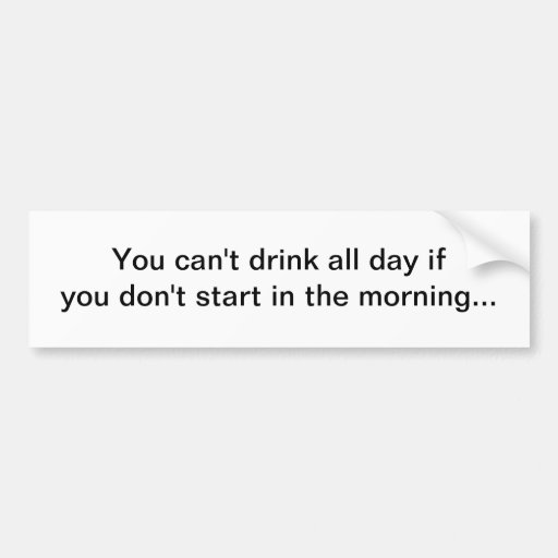 Beer Bumper Sticker