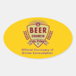 BEER CHURCH STICKER