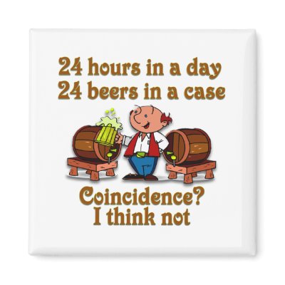 beer_coincidence fridge magnet by CulturalPerspective6