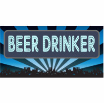 Beer Drinker Marquee photo sculptures by itsallhot Beer Drinker Marquee photo sculptures