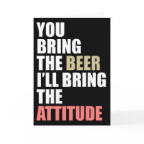 Beer Drinkin' Invite Greeting Cards
