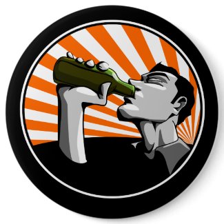 Beer drinking button