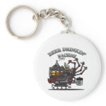 Beer Drinking Machine Key Chains