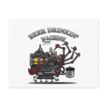 Beer Drinking Machine Postcard
