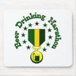 Beer Drinking Marathon Mouse Mat
