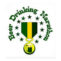 Beer Drinking Marathon posters by orsobear Beer Drinking Marathon posters