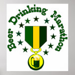 Beer Drinking Marathon Poster