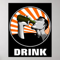 artsprojekt, propaganda, beer, drinking, vector, Poster with custom graphic design