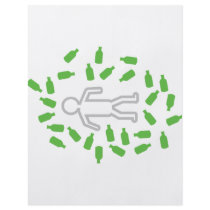 beer drunken man icon flyers