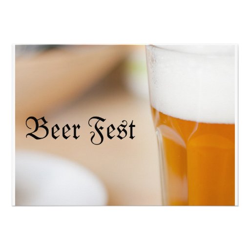 Beer Fest Custom Invitations